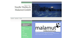 Desktop Screenshot of malamut.ch